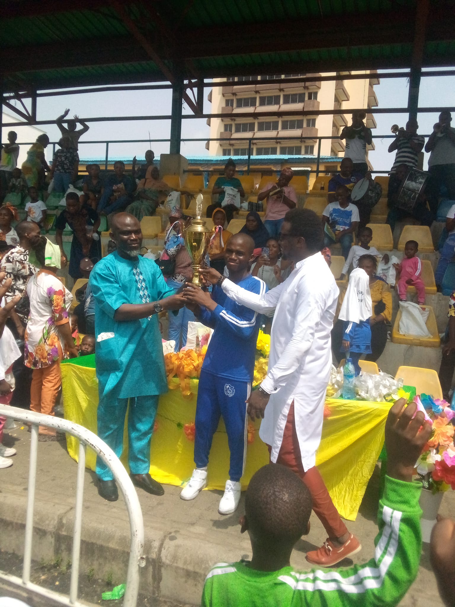 Students at sports day